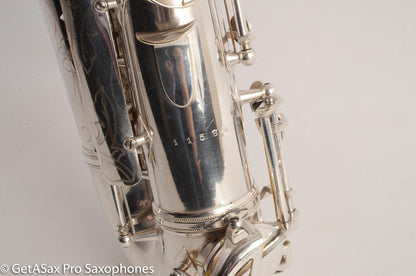 SML Rev D (=Gold Medal 1) Alto Saxophone Original Silver Plate Overhauled! 11584
