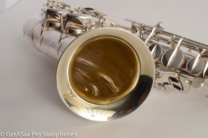 SML Rev D (=Gold Medal 1) Alto Saxophone Original Silver Plate Overhauled! 11584