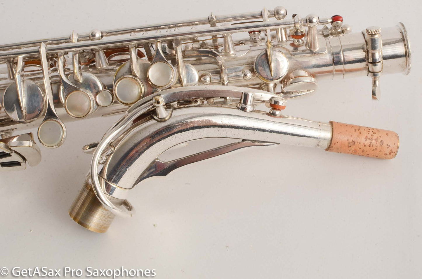 SML Rev D (=Gold Medal 1) Alto Saxophone Original Silver Plate Overhauled! 11584