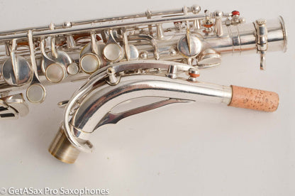 SML Rev D (=Gold Medal 1) Alto Saxophone Original Silver Plate Overhauled! 11584