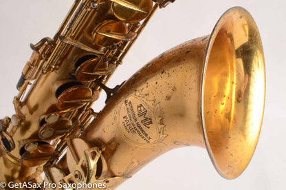 SML Rev D / Gold Medal 1 Orig. Permagold Plate Tenor Saxophone 11657