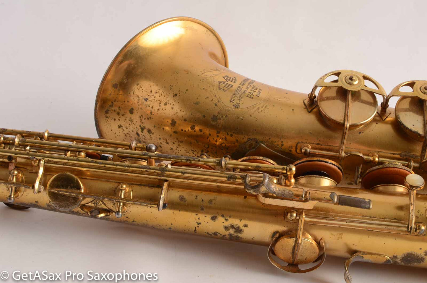 SML Rev D / Gold Medal 1 Orig. Permagold Plate Tenor Saxophone 11657