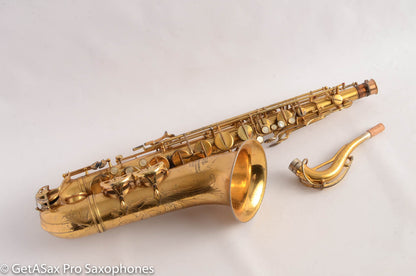 SML Rev D / Gold Medal 1 Orig. Permagold Plate Tenor Saxophone 11657