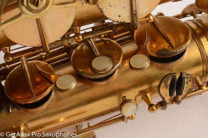 SML Rev D / Gold Medal 1 Orig. Permagold Plate Tenor Saxophone 11657