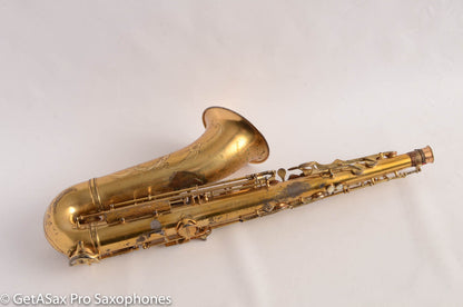 SML Rev D / Gold Medal 1 Orig. Permagold Plate Tenor Saxophone 11657