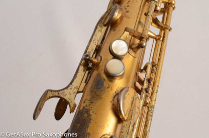 SML Rev D / Gold Medal 1 Orig. Permagold Plate Tenor Saxophone 11657