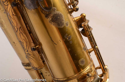 SML Rev D / Gold Medal 1 Orig. Permagold Plate Tenor Saxophone 11657