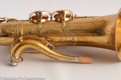 SML Rev D / Gold Medal 1 Orig. Permagold Plate Tenor Saxophone 11657