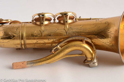 SML Rev D / Gold Medal 1 Orig. Permagold Plate Tenor Saxophone 11657