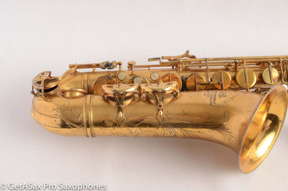 SML Rev D / Gold Medal 1 Orig. Permagold Plate Tenor Saxophone 11657