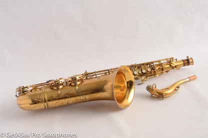 SML Rev D / Gold Medal 1 Orig. Permagold Plate Tenor Saxophone 11657
