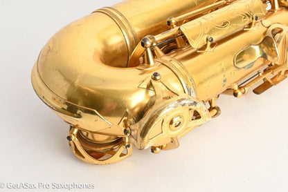 SML Rev D Alto Saxophone Original Permagold Plate Amazing! 10870