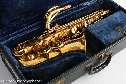 SML Rev D Alto Saxophone Original Permagold Plate Amazing! 10870