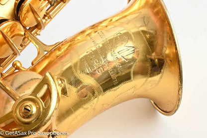 SML Rev D Alto Saxophone Original Permagold Plate Amazing! 10870