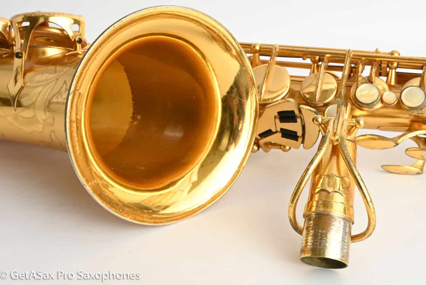 SML Rev D Alto Saxophone Original Permagold Plate Amazing! 10870