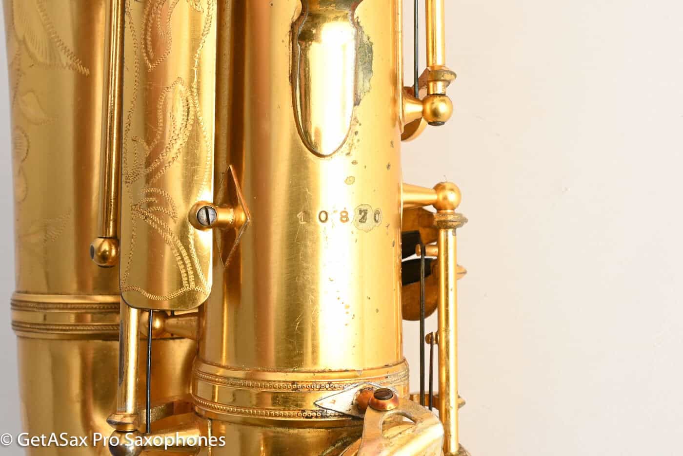 SML Rev D Alto Saxophone Original Permagold Plate Amazing! 10870