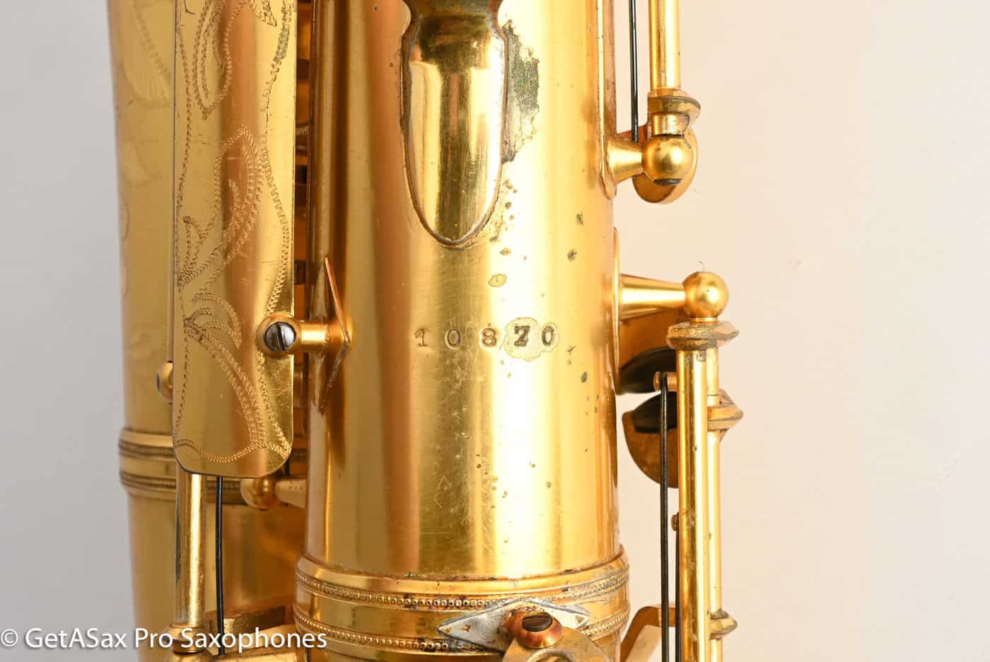 SML Rev D Alto Saxophone Original Permagold Plate Amazing! 10870