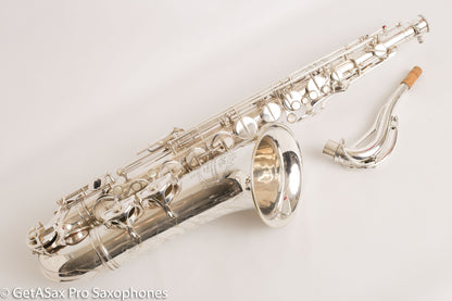 SML Rev D Tenor Original Silver Plate Great Player! 12682