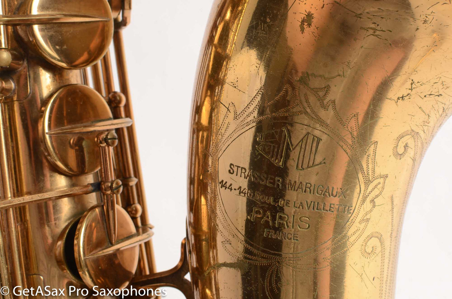 SML Rev D (Gold Medal 1) Tenor Saxophone Original Lacquer 11774 1954 Needs Overhaul