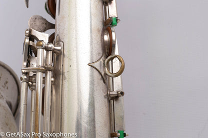 SML Super 46 Tenor Rare! Original Silver Plate Overhauled Good Condition 5117