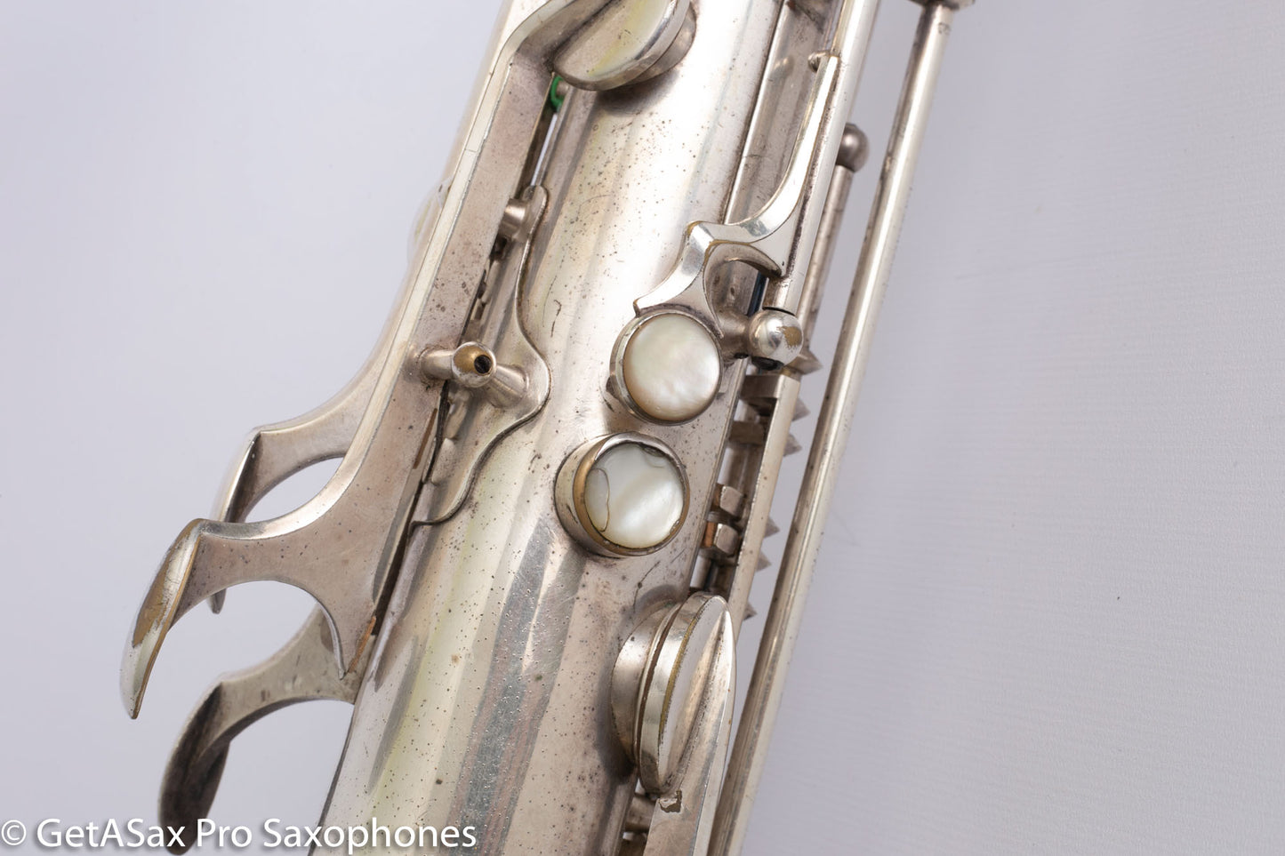 SML Super 46 Tenor Rare! Original Silver Plate Overhauled Good Condition 5117