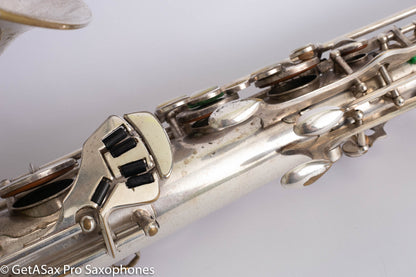 SML Super 46 Tenor Rare! Original Silver Plate Overhauled Good Condition 5117