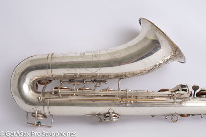 SML Super 46 Tenor Rare! Original Silver Plate Overhauled Good Condition 5117