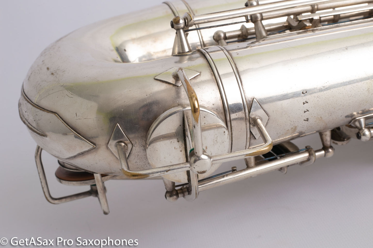 SML Super 46 Tenor Rare! Original Silver Plate Overhauled Good Condition 5117