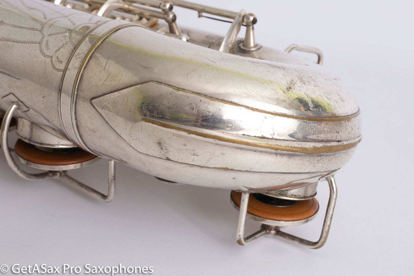 SML Super 46 Tenor Rare! Original Silver Plate Overhauled Good Condition 5117