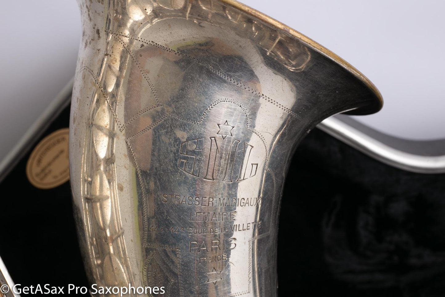 SML Super 46 Tenor Rare! Original Silver Plate Overhauled Good Condition 5117