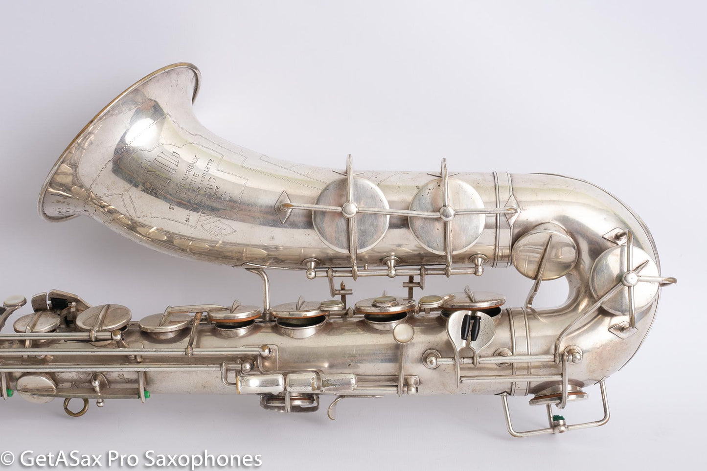 SML Super 46 Tenor Rare! Original Silver Plate Overhauled Good Condition 5117