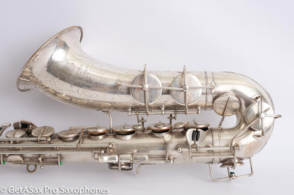 SML Super 46 Tenor Rare! Original Silver Plate Overhauled Good Condition 5117