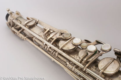 SML Super 46 Tenor Rare! Original Silver Plate Overhauled Good Condition 5117