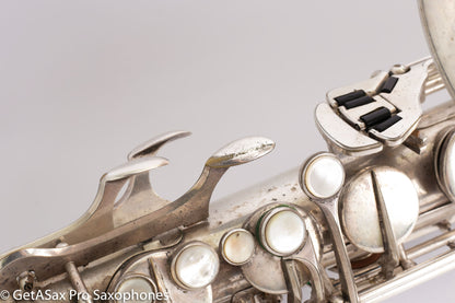 SML Super 46 Tenor Rare! Original Silver Plate Overhauled Good Condition 5117