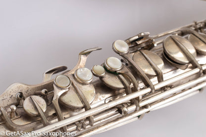 SML Super 46 Tenor Rare! Original Silver Plate Overhauled Good Condition 5117