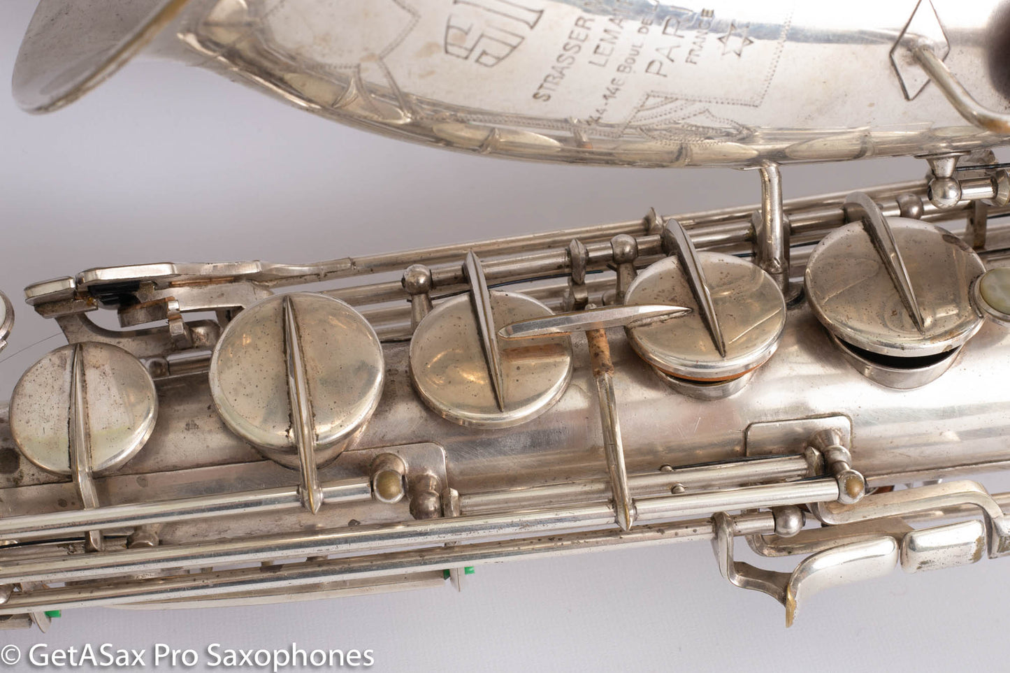 SML Super 46 Tenor Rare! Original Silver Plate Overhauled Good Condition 5117