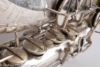 SML Super 46 Tenor Rare! Original Silver Plate Overhauled Good Condition 5117