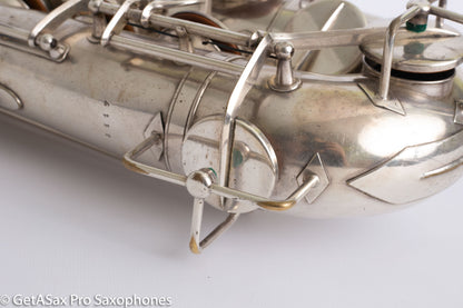 SML Super 46 Tenor Rare! Original Silver Plate Overhauled Good Condition 5117