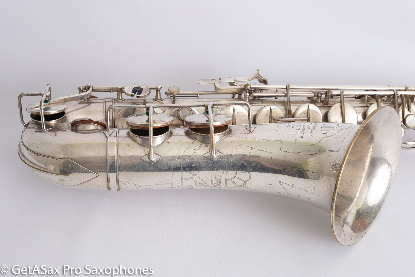 SML Super 46 Tenor Rare! Original Silver Plate Overhauled Good Condition 5117