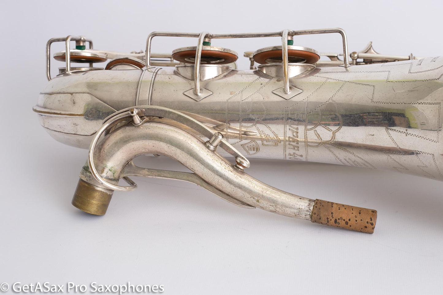 SML Super 46 Tenor Rare! Original Silver Plate Overhauled Good Condition 5117