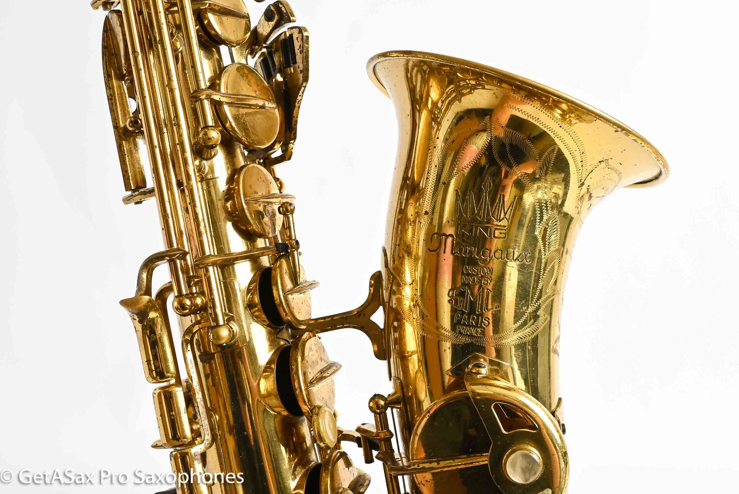 SML King Margaux Gold Medal II Alto Original Lacquer Recent Repad Nice!