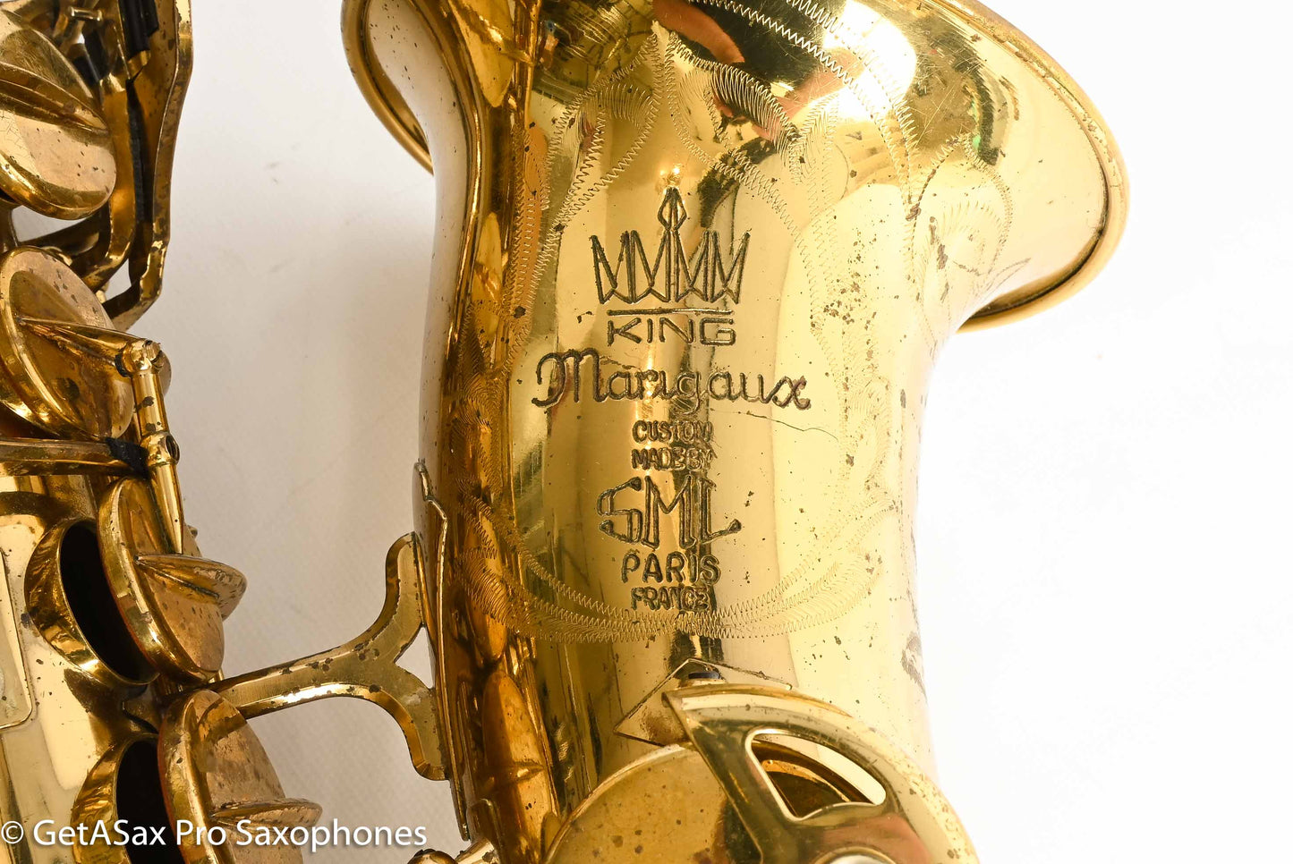 SML King Margaux Gold Medal II Alto Original Lacquer Recent Repad Nice!