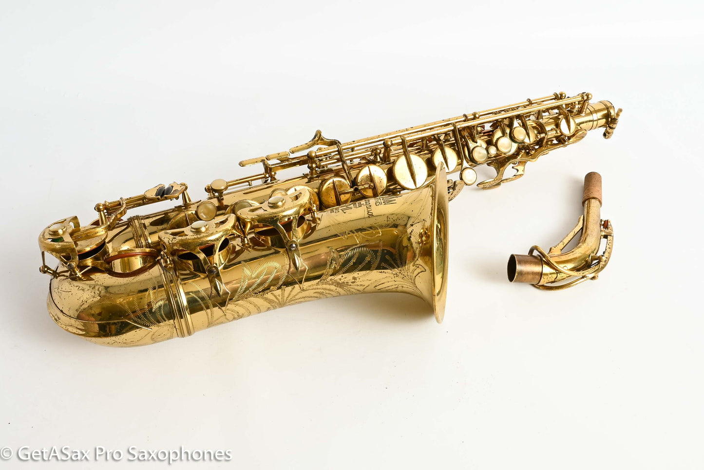 SML King Margaux Gold Medal II Alto Original Lacquer Recent Repad Nice!