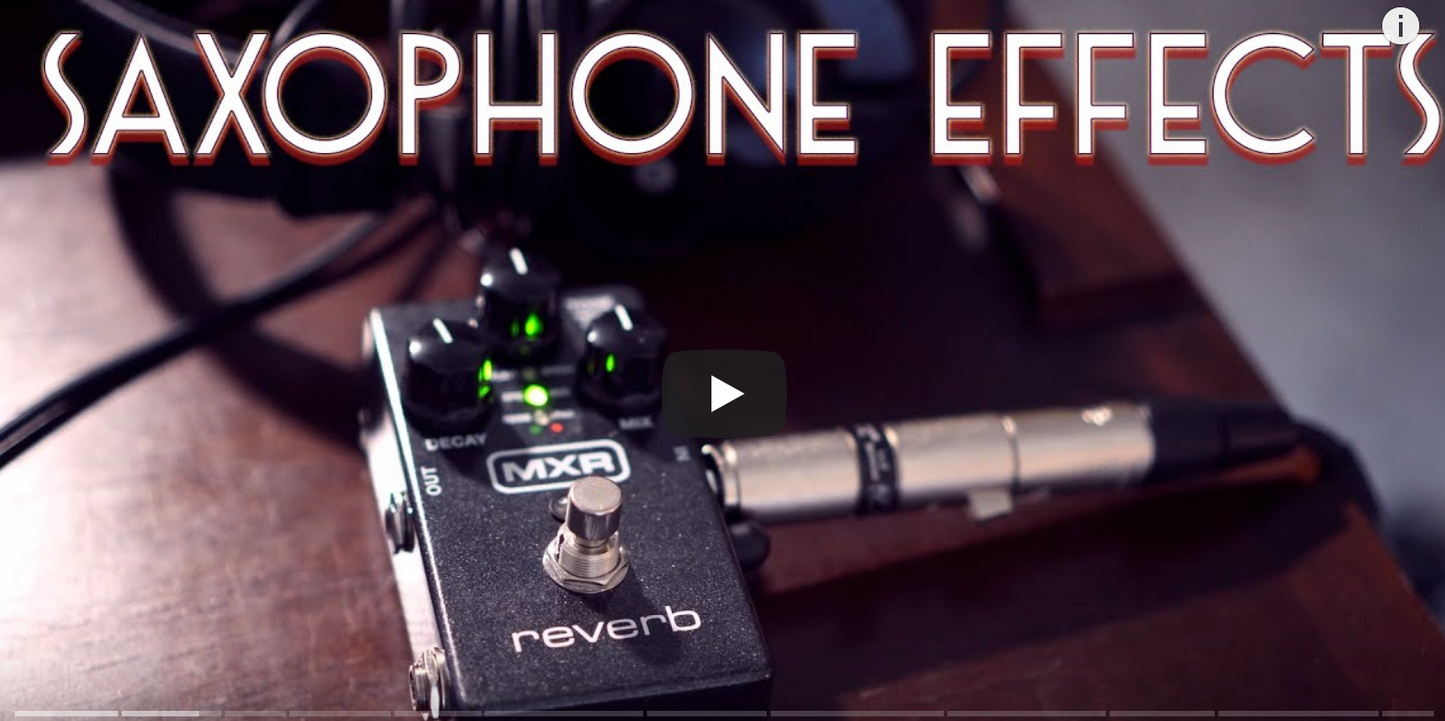 MXR M300 Digital Reverb Pedal for Saxophone