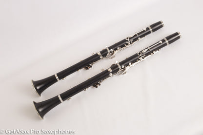 Selmer Paris 10S Clarinet Set Bb and A 1981 B8658 and B0954 Near Mint Great Players