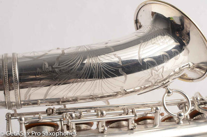 Selmer Balanced Action Saxophone Fresh Overhaul Original Silver Plate Great Tone
