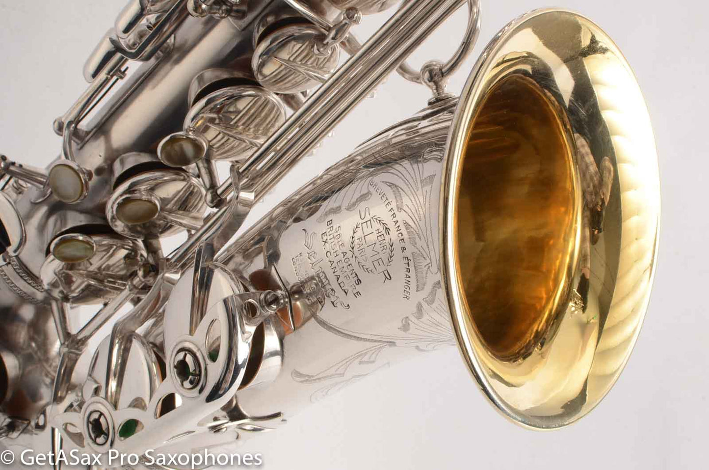 Selmer Balanced Action Saxophone Fresh Overhaul Original Silver Plate Great Tone