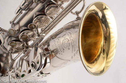 Selmer Balanced Action Saxophone Fresh Overhaul Original Silver Plate Great Tone