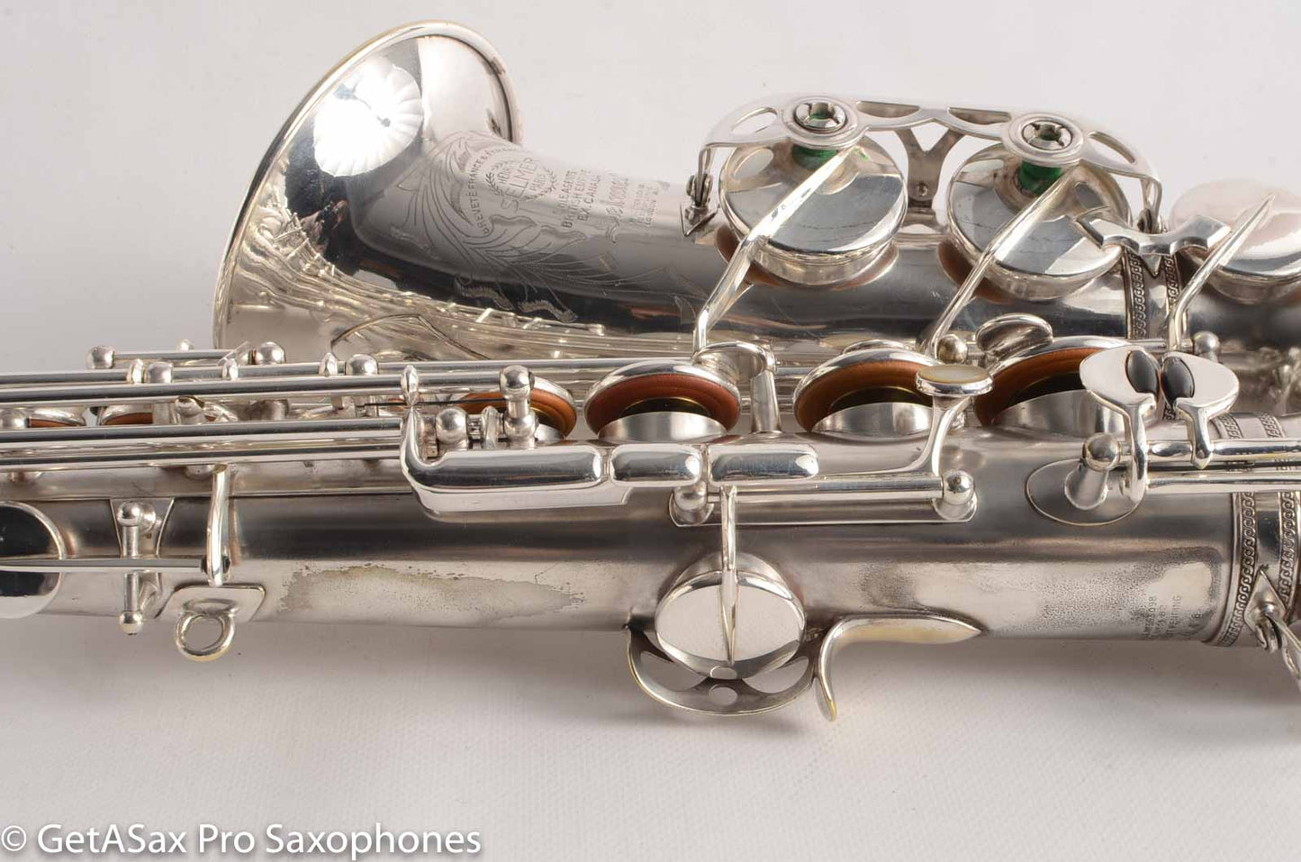 Selmer Balanced Action Saxophone Fresh Overhaul Original Silver Plate Great Tone
