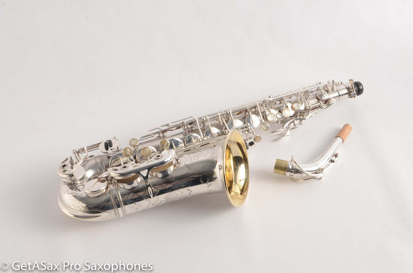 Selmer Balanced Action Saxophone Fresh Overhaul Original Silver Plate Great Tone